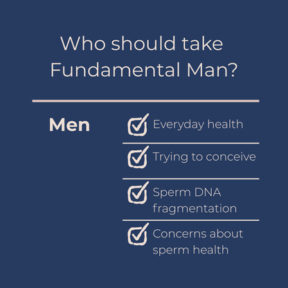 Fundamental Man | Nutritional foundation for sperm health
