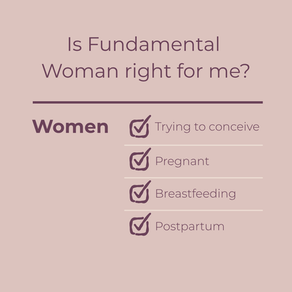 Fundamental Woman | All-stage nutritional foundation